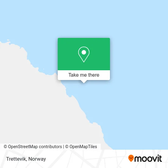 Trettevik map