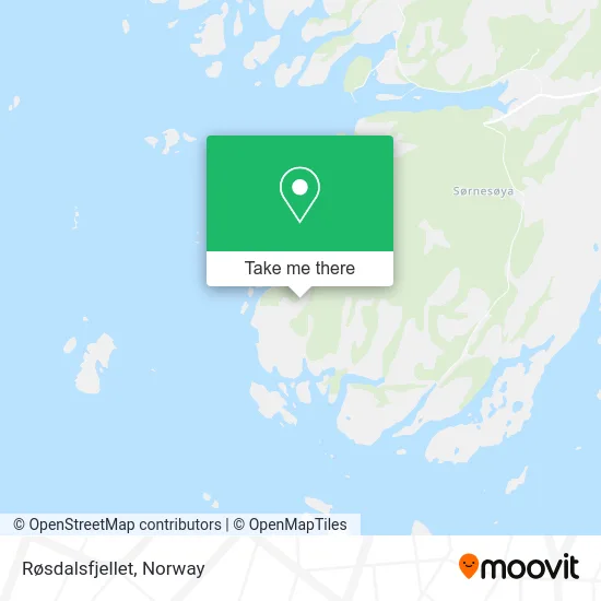 Røsdalsfjellet map