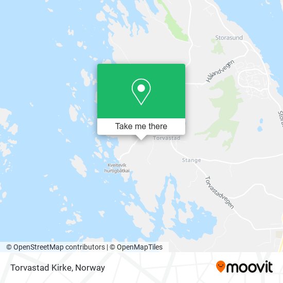 Torvastad Kirke map