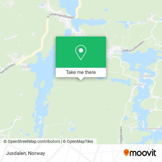 Jusdalen map