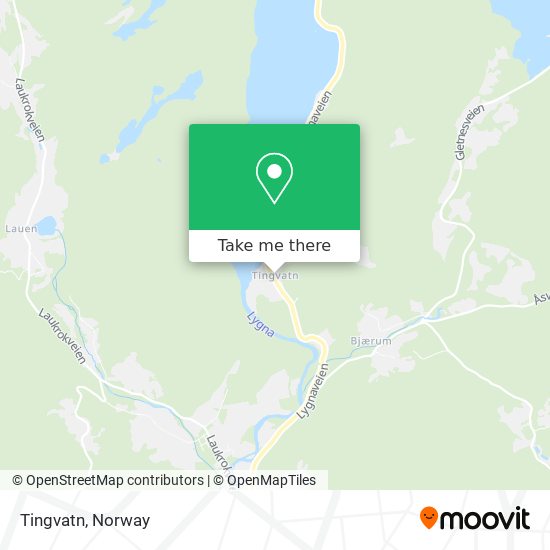 Tingvatn map