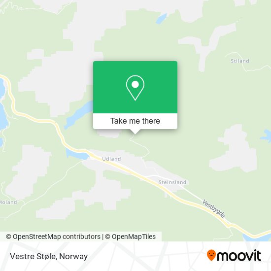 Vestre Støle map