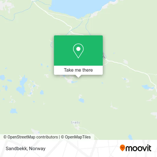 Sandbekk map