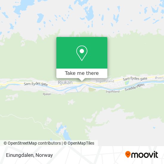 Einungdalen map