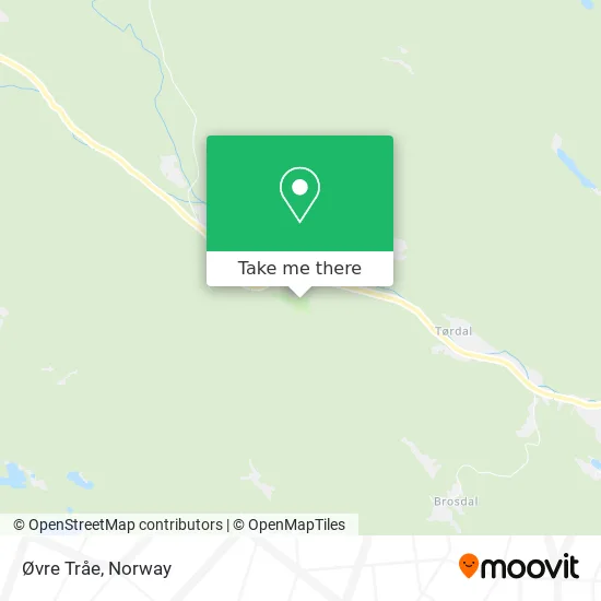 Øvre Tråe map