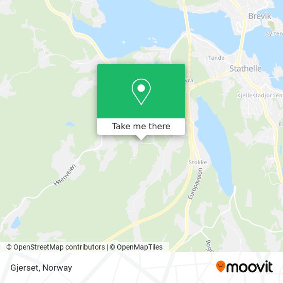 Gjerset map