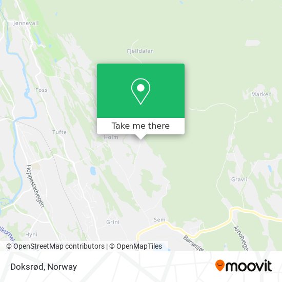 Doksrød map