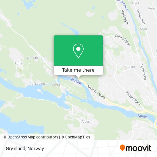Grønland map