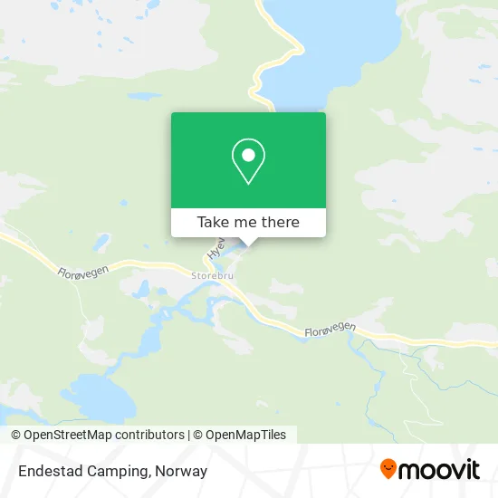 Endestad Camping map
