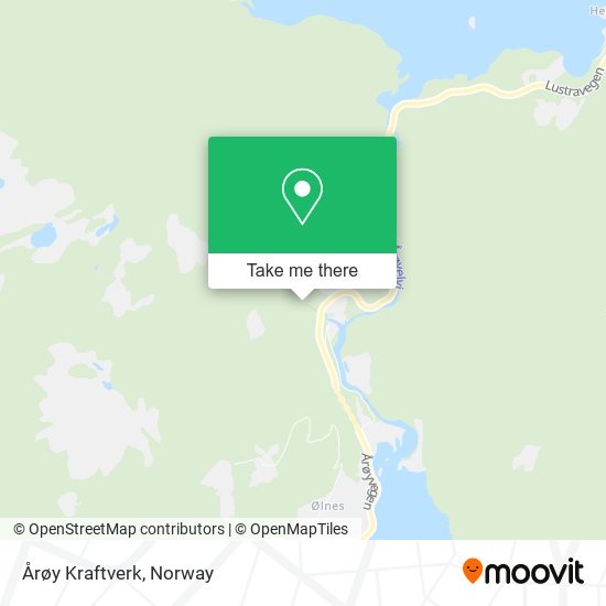 Årøy Kraftverk map