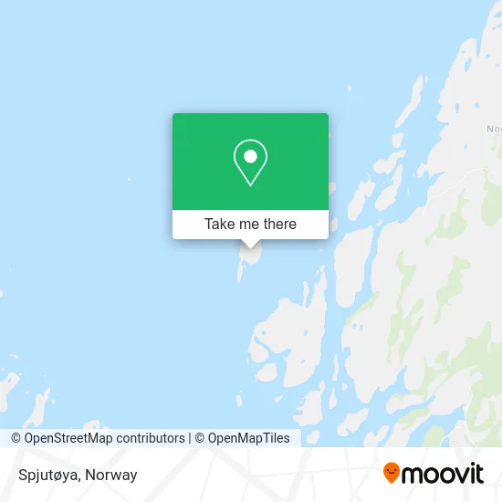 Spjutøya map