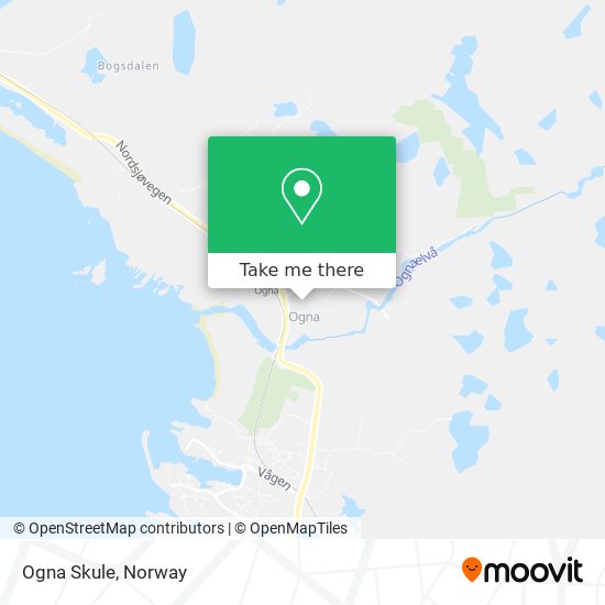 Ogna Skule map