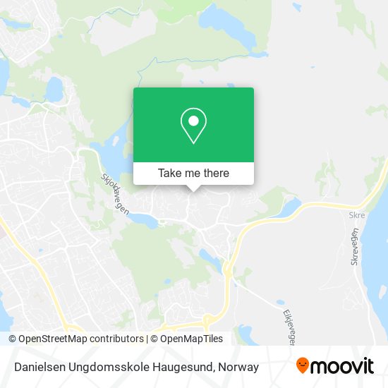 Danielsen Ungdomsskole Haugesund map