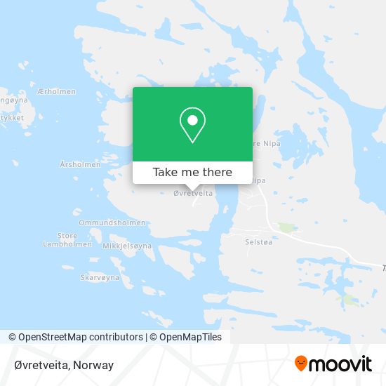 Øvretveita map