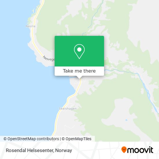 Rosendal Helsesenter map