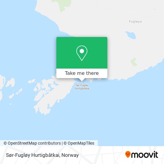 Sør-Fugløy Hurtigbåtkai map