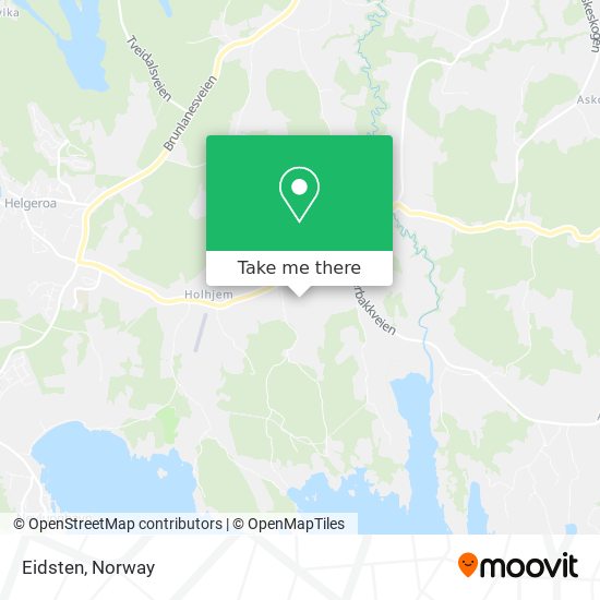 Eidsten map