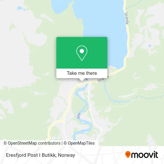 Eresfjord Post I Butikk map