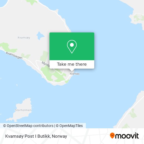 Kvamsøy Post I Butikk map