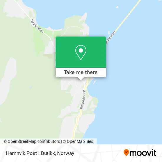 Hamnvik Post I Butikk map