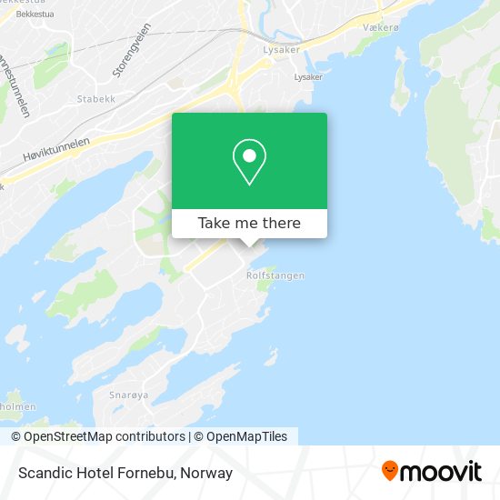 Scandic Hotel Fornebu map