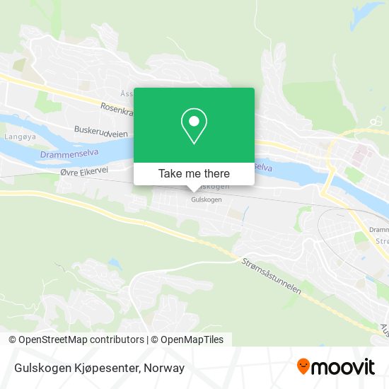 Gulskogen Kjøpesenter map