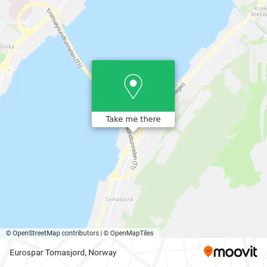 Eurospar Tomasjord map