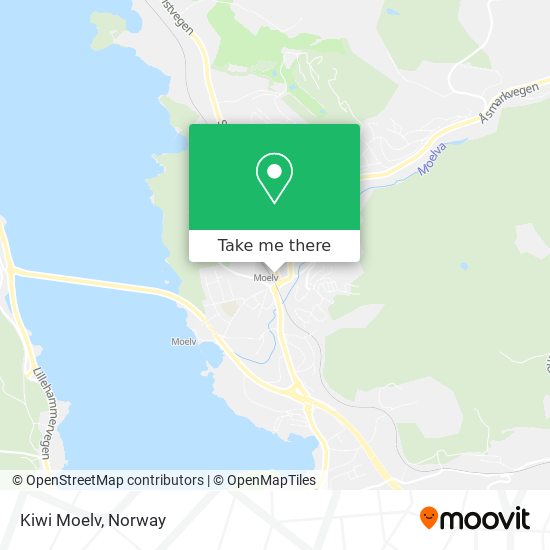 Kiwi Moelv map