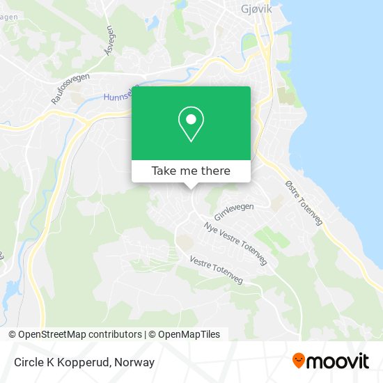 Circle K Kopperud map