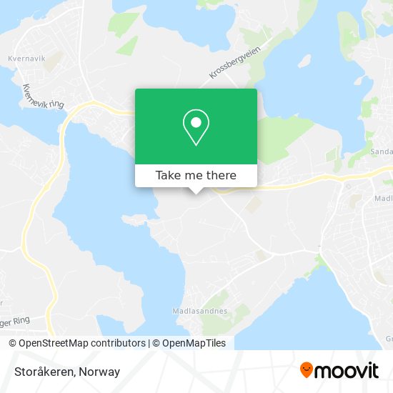 Storåkeren map