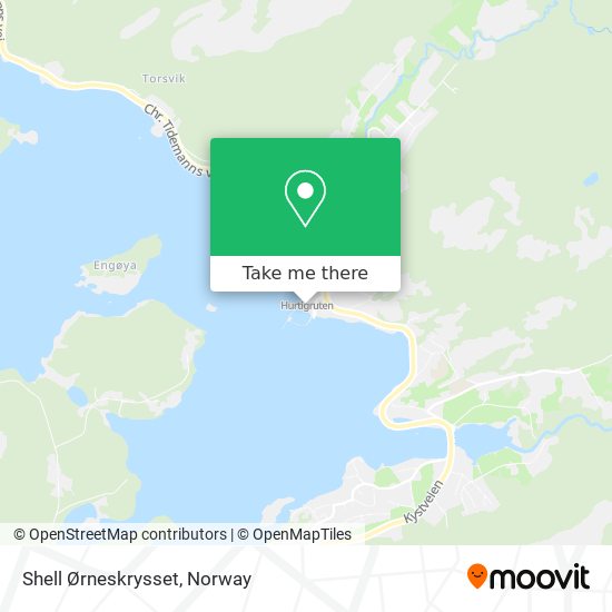 Shell Ørneskrysset map