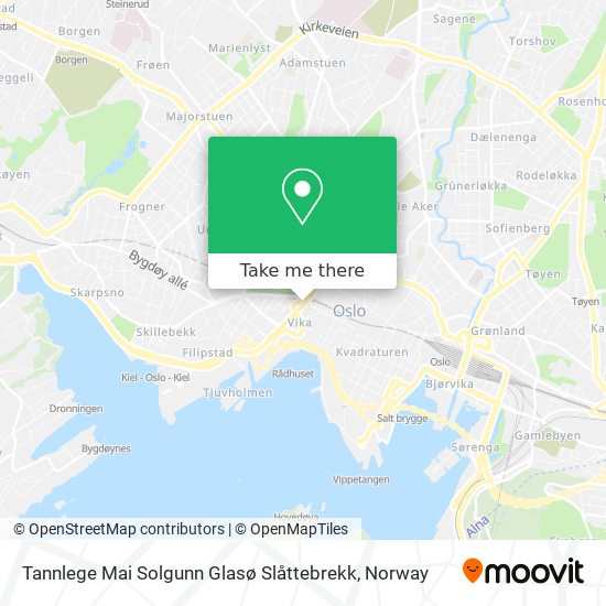 Tannlege Mai Solgunn Glasø Slåttebrekk map