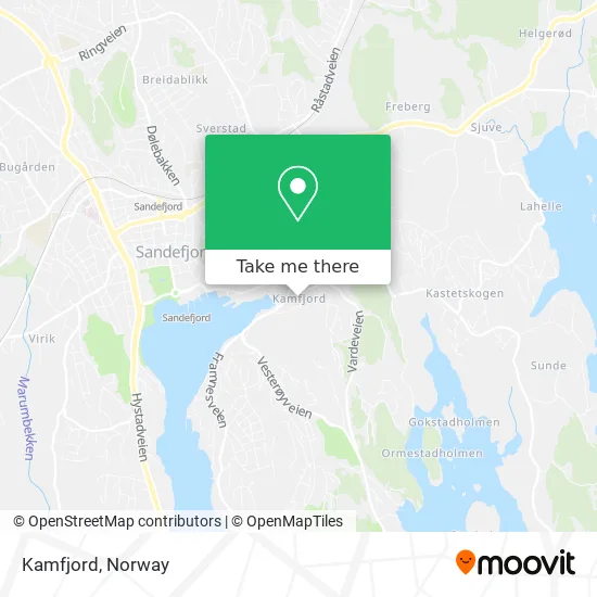 Kamfjord map