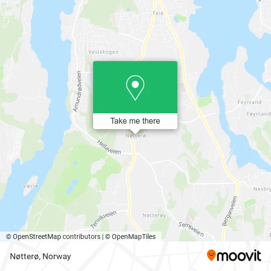 Nøtterø map
