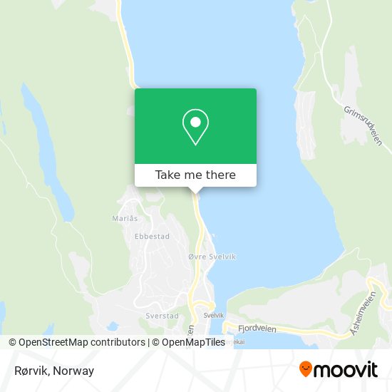 Rørvik map