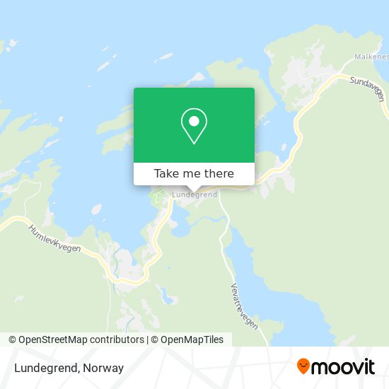 Lundegrend map