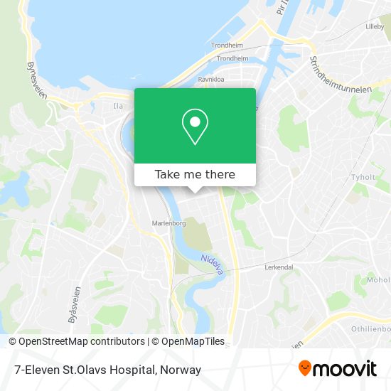 7-Eleven St.Olavs Hospital map