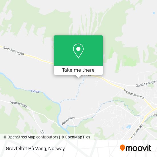 Gravfeltet På Vang map