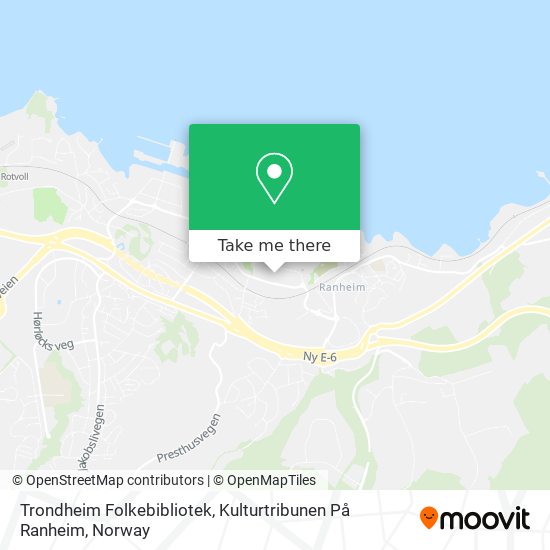 Trondheim Folkebibliotek, Kulturtribunen På Ranheim map