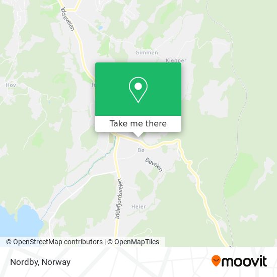 Nordby map