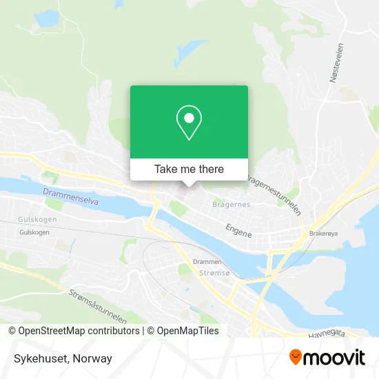 Sykehuset map