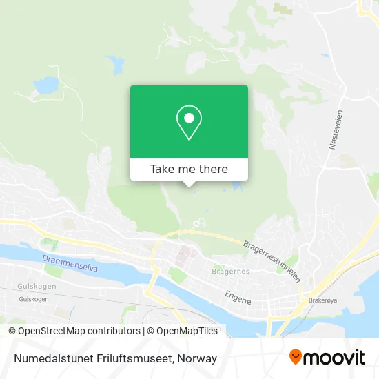 Numedalstunet Friluftsmuseet map