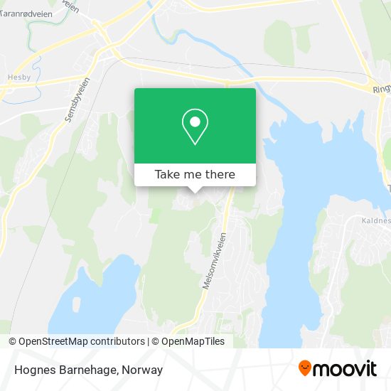 Hognes Barnehage map