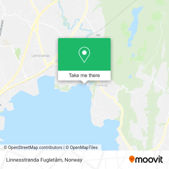 Linnesstranda Fugletårn map