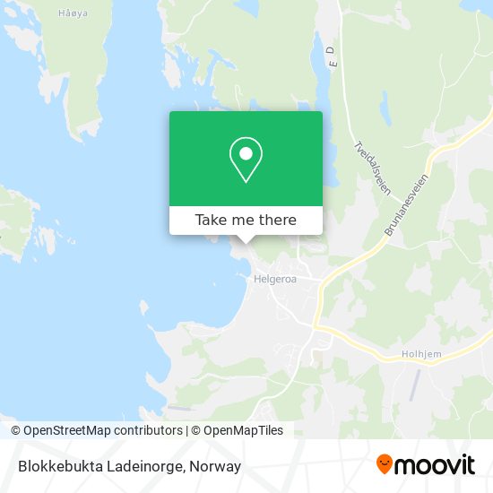 Blokkebukta Ladeinorge map