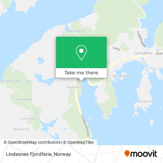 Lindesnes Fjordferie map