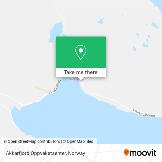 Akkarfjord Oppvekstsenter map