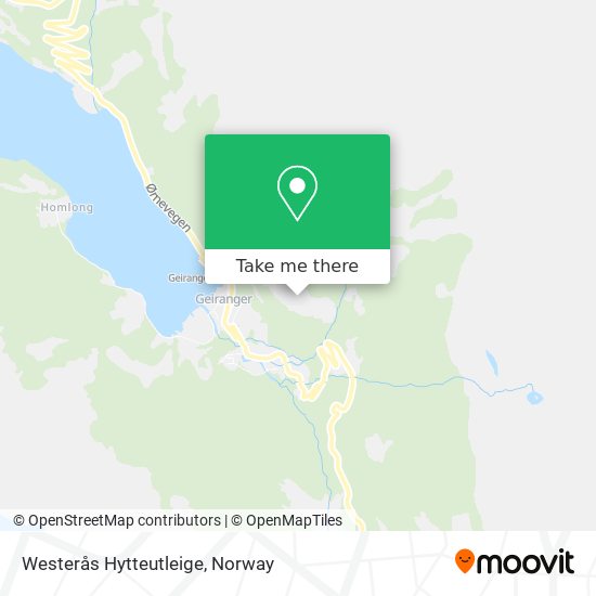 Westerås Hytteutleige map