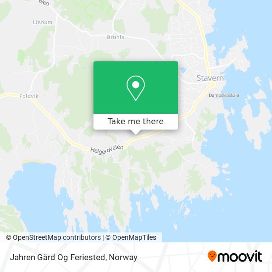Jahren Gård Og Feriested map