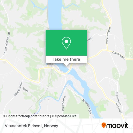 Vitusapotek Eidsvoll map